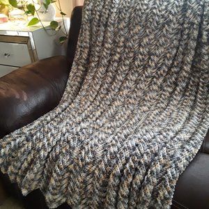 Crocheted Afghan, Afghans, Throws, Blankets, Home Decor, Room Decor, Handmade